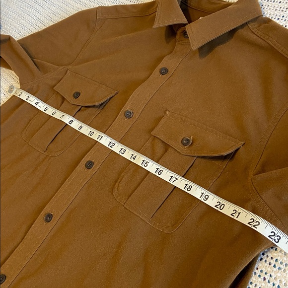 Rowm The Lodge Collection Long Sleeve Brushed Solid Button Down Shirt Size Large - Picture 12 of 12